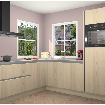 Vuren greeploze keuken Pai 108919