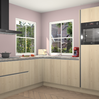 Vuren greeploze keuken Pai 108931