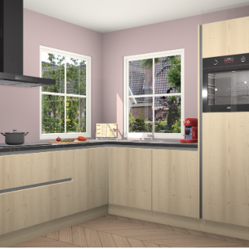 Vuren greeploze keuken Pai 108943