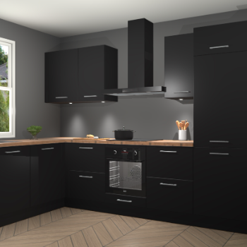 Zwarte keuken Beijing 108947