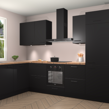 Zwarte keuken Beijing 108950