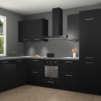 Zwarte keuken Beijing 109075