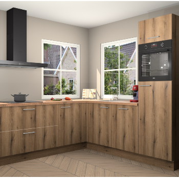 Goud Eiken keuken Pai 109199