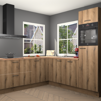 Goud Eiken keuken Pai 109203