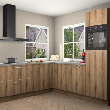 Goud Eiken keuken Pai 109306