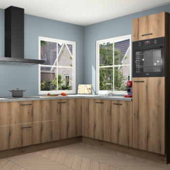 Goud Eiken keuken Pai 109309