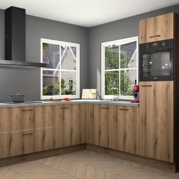 Goud Eiken keuken Pai 109310