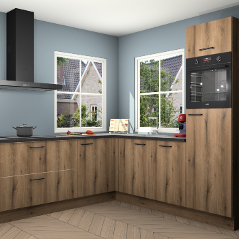 Goud Eiken keuken Pai 109315