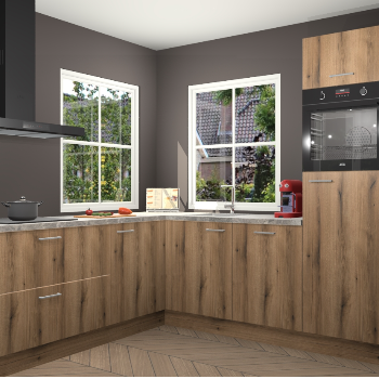 Goud Eiken keuken Pai 109319