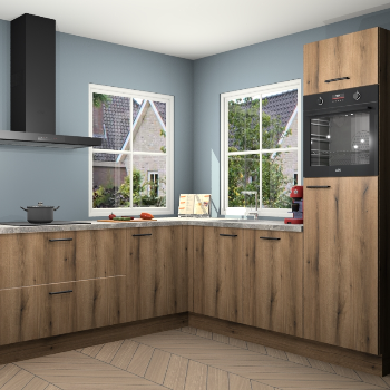 Goud Eiken keuken Pai 109321