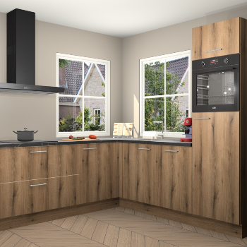 Goud Eiken keuken Pai 109330