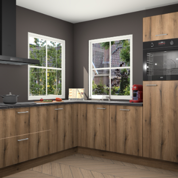 Goud Eiken keuken Pai 109331