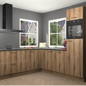 Goud Eiken keuken Pai 109334