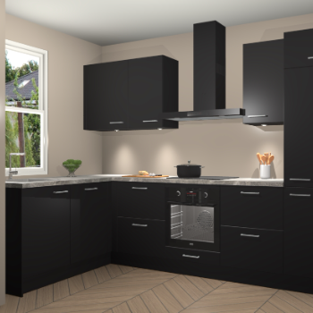 Zwarte keuken Beijing 109113