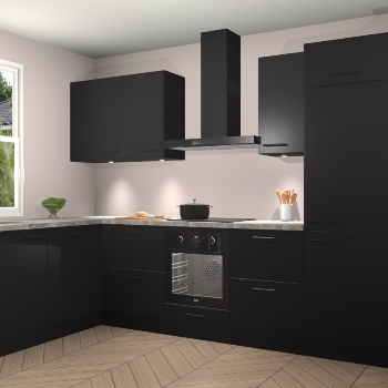 Zwarte keuken Beijing 109115