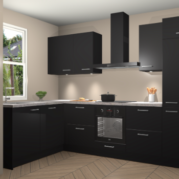 Zwarte keuken Beijing 109156