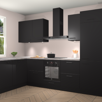 Zwarte keuken Beijing 109158