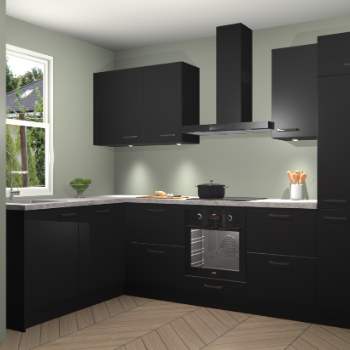 Zwarte keuken Beijing 109159