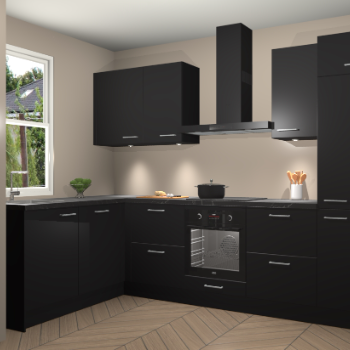 Zwarte keuken Beijing 109381