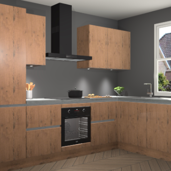 Astoria Eiken greeploze keuken Geneve 109090