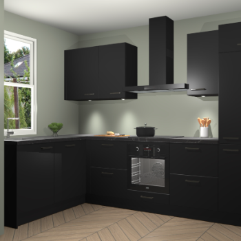 Zwarte keuken Beijing 109384