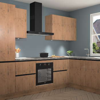 Astoria Eiken greeploze keuken Geneve 109168