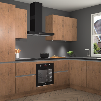 Astoria Eiken greeploze keuken Geneve 109290