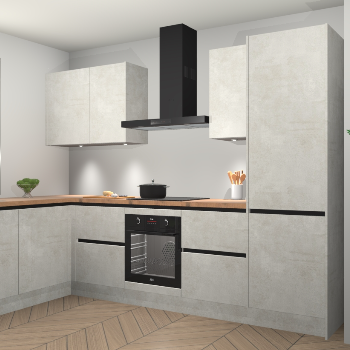 Beton Opaal greeploze keuken Beijing 109483