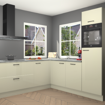 Magnolia hoogglans keuken Pai 109598