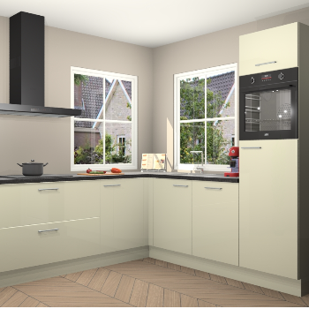 Magnolia hoogglans keuken Pai 109600