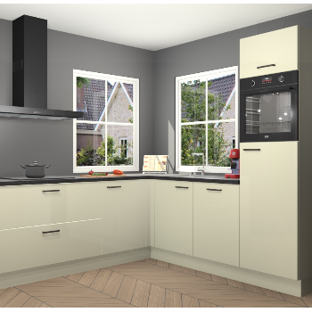 Magnolia hoogglans keuken Pai 109616