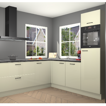 Magnolia hoogglans keuken Pai 109619