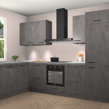 Beton Antraciet keuken Beijing 109886