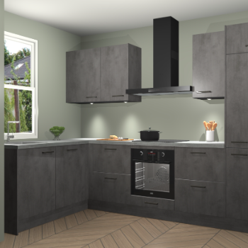 Beton Antraciet keuken Beijing 109887