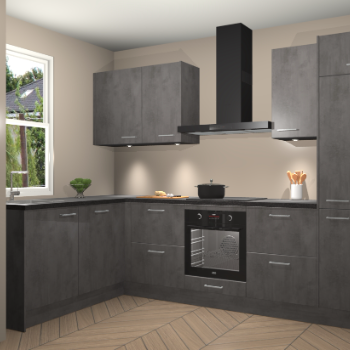 Beton Antraciet keuken Beijing 109897