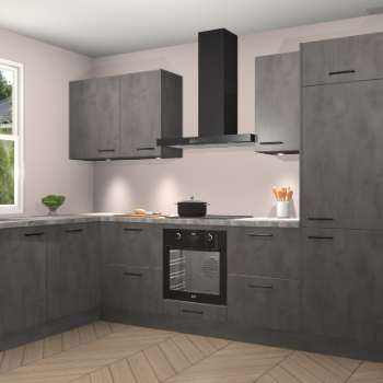 Beton Antraciet keuken Beijing 109925