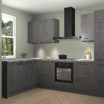 Beton Antraciet keuken Beijing 109926