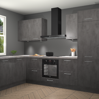 Beton Antraciet keuken Beijing 109935