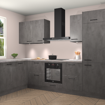 Beton Antraciet keuken Beijing 109938