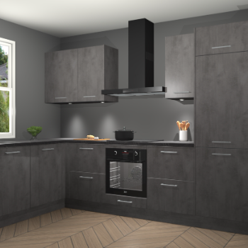 Beton Antraciet keuken Beijing 109941