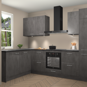 Beton Antraciet keuken Beijing 109942