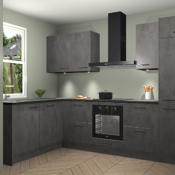 Beton Antraciet keuken Beijing 109945