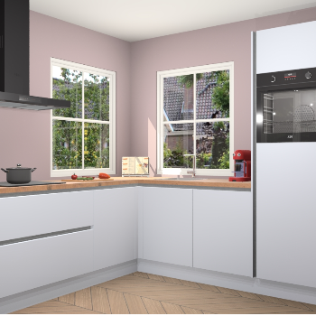 Sneeuwwitte greeploze keuken Pai 109366