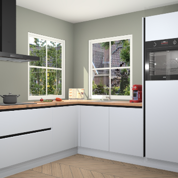 Sneeuwwitte greeploze keuken Pai 109369