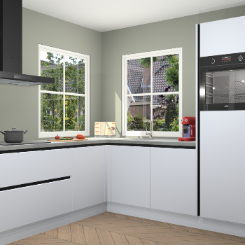 Sneeuwwitte greeploze keuken Pai 109688