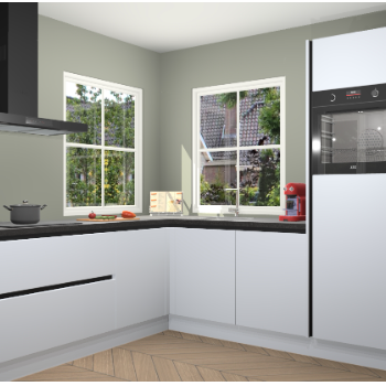 Sneeuwwitte greeploze keuken Pai 109694