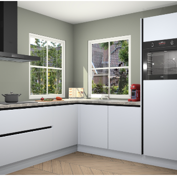 Sneeuwwitte greeploze keuken Pai 109700