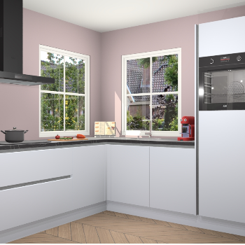 Sneeuwwitte greeploze keuken Pai 109709