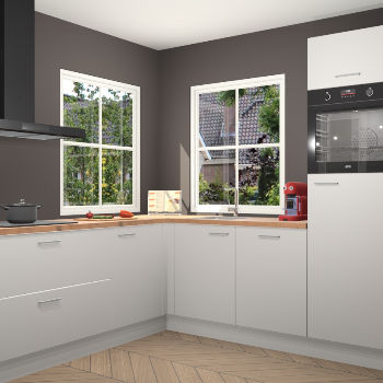 Zijdegrijze keuken Pai 109714