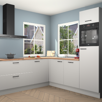 Zijdegrijze keuken Pai 109716